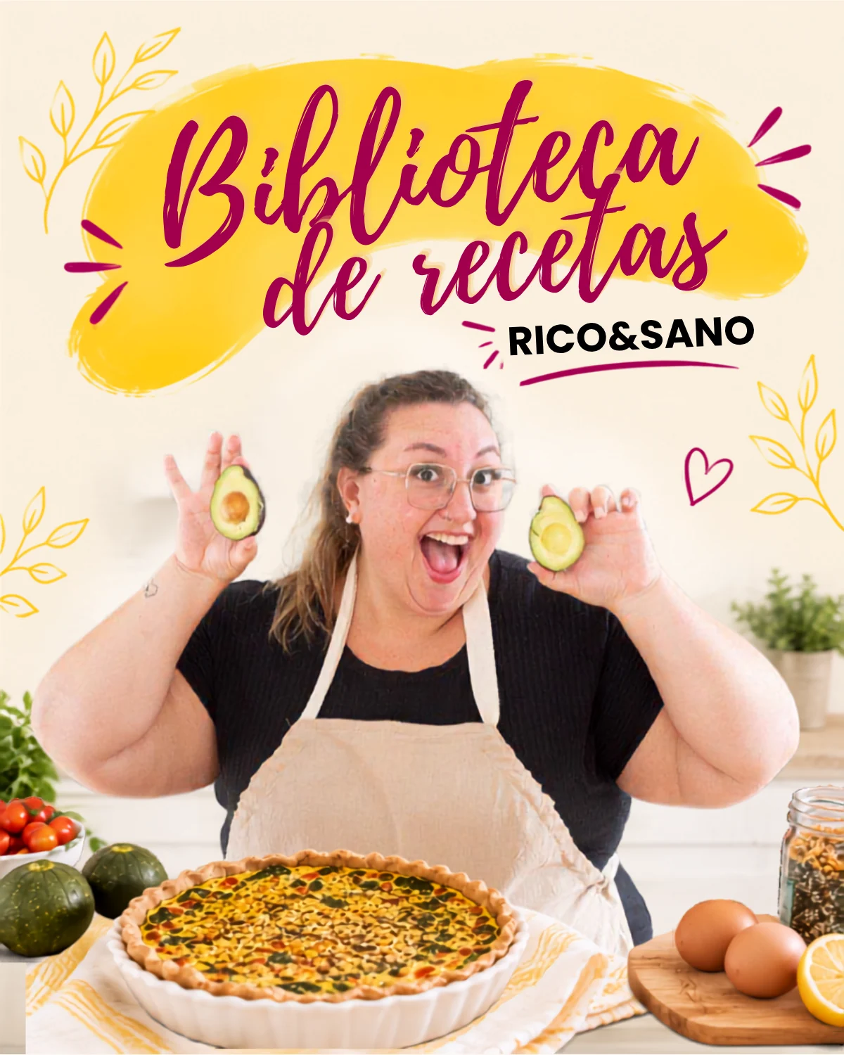 Biblioteca de Recetas de Rico&Sano, por Vicky Eliseire